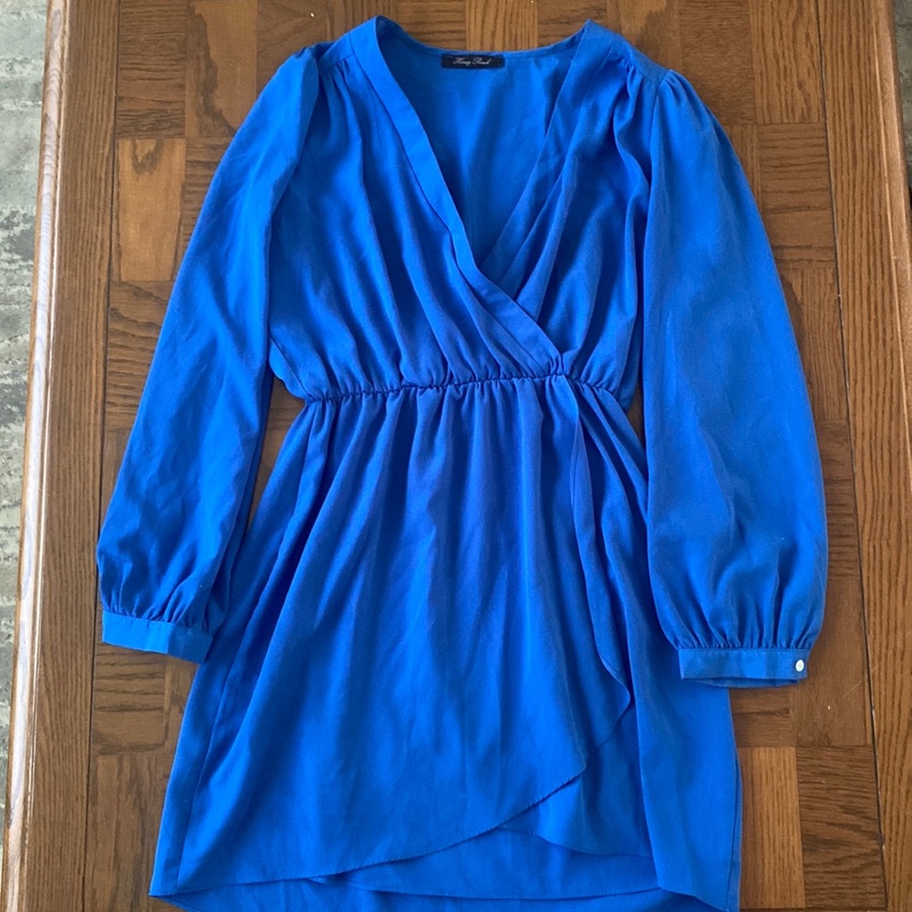 Blue Wrap Dress